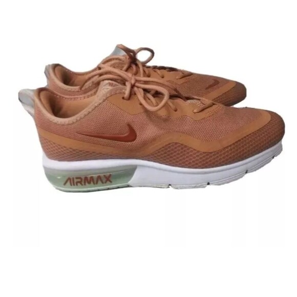 Nike Shoes - NIKE Air Max Sequent 4.5 Rose Gold Dusty Peach BQ8824 600  Womens Size 9.5